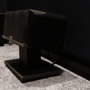 Small elegant home theater photo in Cologne