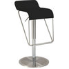 Low Back Pneumatic Gas Lift Swivel Stool, Black