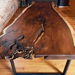 Rosewood Single Slab Table #122 - Dining Tables