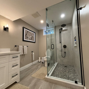 Dianne & Steven's Basement Bathroom (From Scratch)