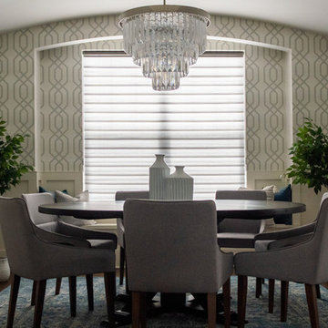Elmhurst Vignette Modern Roman Shades