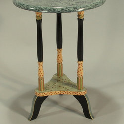 Round Tea Table - Handpainted - Products