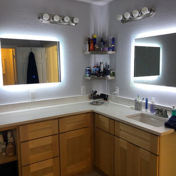 CSC : Yorktown Kitchen / Lexington Bath - Quartz Counter tops Job Completion