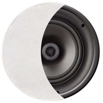 6.5" 120W Trimless Thin Bezel In-Ceiling/In-Wall Speaker Pair, ACE600