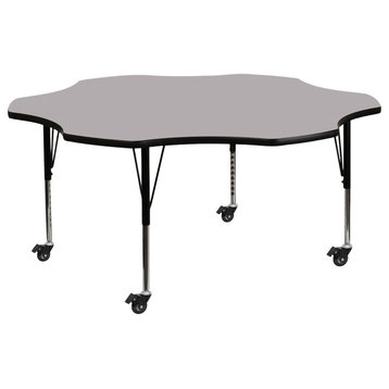 Flash Furniture Mobile 60'' Flower Shaped Activity Table