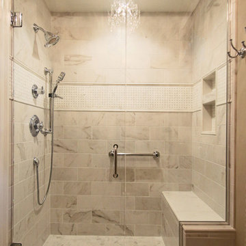 New West Bathroom Renovation - Shower closeup