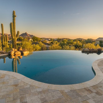 Infinity Edge Pool Desert Paradise in Fountain Hills, Arizona