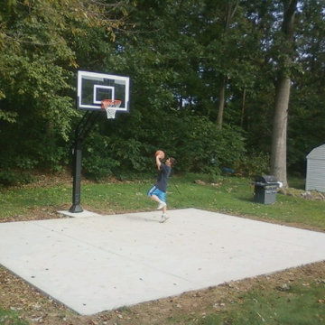 Diane S's Pro Dunk Gold Basketball System on a 25x22 in Naugatuck, CT