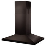 ZLINE Kitchen and Bath - ZLINE 30" Convertible Vent Island Mount Range Hood in Black Stainless Steel - The ZLINE BSGL2iN-30 is a 30 in. professional island mount stainless steel range hood with a modern design and built-to-last quality, making it a great addition to any kitchen. This hood's high-performance, 400 CFM 4-speed motor will provide all the power you need to quietly and efficiently ventilate your stove while cooking. With its classic 430 grade black stainless steel, this range hood contains rust, temperature, and corrosion-resistant properties to ensure a durable vent hood that will last for years to come. Enjoy modern features, including built-in LED lighting for an illuminated culinary experience and dishwasher-safe stainless steel baffle filters for easy clean-up. This island mount range hood has a convertible vent, so you can have a luxury range hood whether you need a ducted or ductless option. Enjoy easy installation and an easy recirculating conversion process. Experience Attainable Luxuryin the heart of your home, with a ZLINE range hood. ZLINE Kitchen and Bath stands by all products with its manufacturer parts warranty. The BSGL2iN-30 ships next business day when in stock.