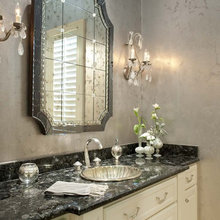 mirrors/antiqued/scored/buttoned