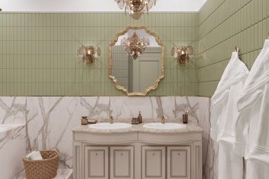 Ванная комната в стиле современной классики