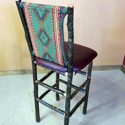 Hickory Bar Stool Upholstered - Products