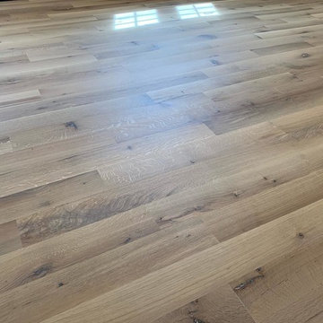 Herringbone - 5" Rift and Quartered White oak finished with Rubio Monocoat