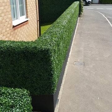 Artificial Boxwood Hedge Garden Fence