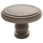 Baldwin Hardware - Baldwin Decorative 1.5" Oval Cabinet Knob, Satin Nickel - With a softly beveled edge invoking traditional design elements, Decorative Oval Knob provide a simple way to achieve a more conservative appearance with your home décor. Constructed from premium solid brass, each oval knob comes in your choice of several hands polished finishes, making it easy to construct the perfect look for your bathroom and kitchen. Further, each knob is shipped with all necessary mounting hardware, making for a painless installation, and should the unthinkable occur, all cabinet hardware is covered by Baldwin's limited lifetime warranty.