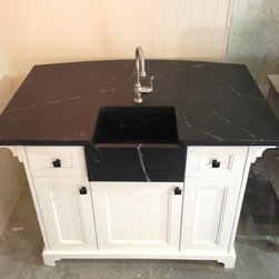 Soapstone Island - Kitchen Islands And Kitchen Carts