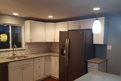 Example of a trendy kitchen design in Other