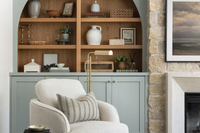 Living room - transitional living room idea in Salt Lake City