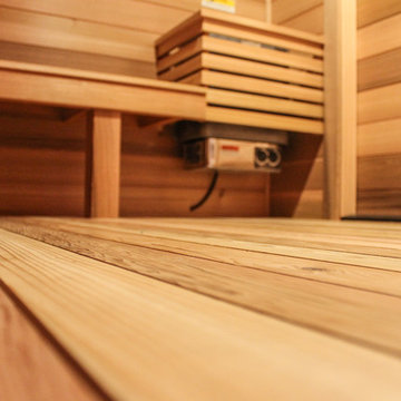 Master Bedroom Sauna. A Warm, Relaxing Escape.
