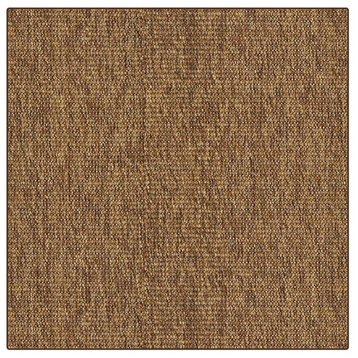 BONAIRE Area Rug Indoor/Outdoor Carpet, Bronze, Square  12'x12'