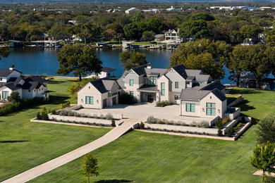 Inspiration for a transitional exterior home remodel in Other