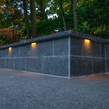 2024 Project Gallery- Reinforcing cinder blocks by filling with concrete mix