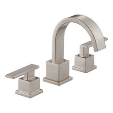 50 Most Por Stainless Steel Bathroom Sink Faucets For 2018 Houzz Delta Faucet Vero 2 Handle Widespread Lavatory Stainless Steel Bathroom