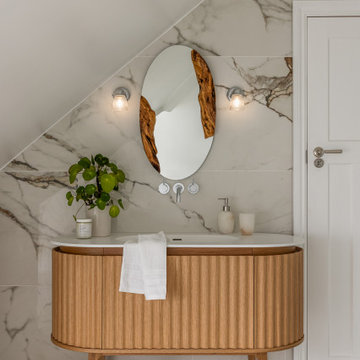 Marble bathroom | Victorian loft conversion | NW2