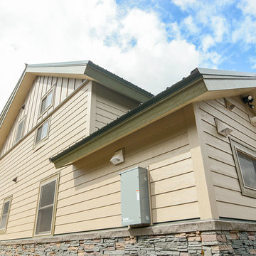 Back side of the house
