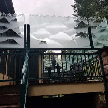Deck w/ Glass Railing