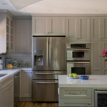 Grey and White Kitchen