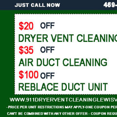 911 Dryer Vent Cleaning Lewisville TX