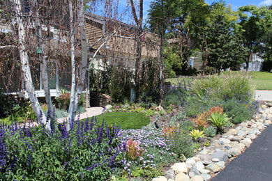 This is an example of a transitional garden in Orange County.