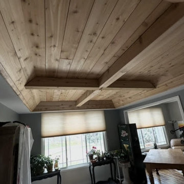 Custom Coffered Ceilings + Beams