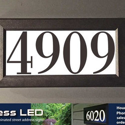 Address LED - illuminated house numbers - House Numbers