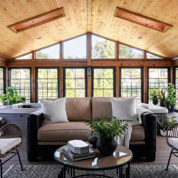 Rustic Sunroom Addition