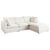 Ivy 4-Piece Reversible Modular Chaise Sectional