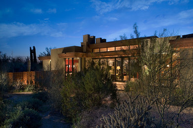 Design ideas for a country exterior in Phoenix.