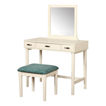 Riverbay Furniture Wood Vanity in Cream