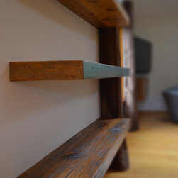 Rustic floating shelves - Display And Wall Shelves 