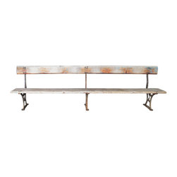 Antique French Train Station Bench - Products