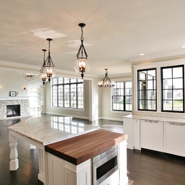 Painted White Kitchen Cabinets