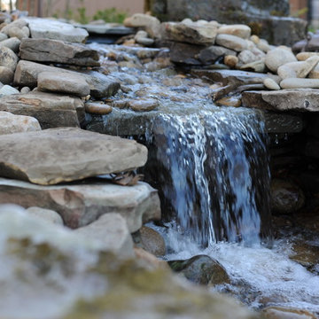Custom Landscape with Water Features