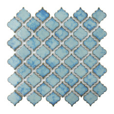 SomerTile Hudson Tangier 12" x 12" Porcelain Mosaic Tile