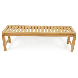 Transitional Outdoor Benches by Windsor Teak Furniture