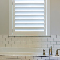 Plantation Shutters with Hidden Tilt - Interior Shutters