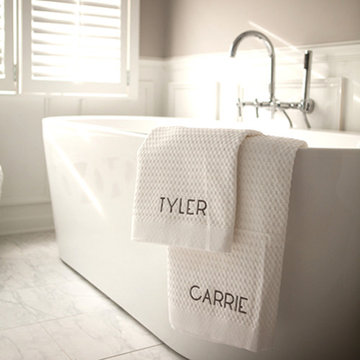 Bathrooms featuring Eco-Friendly Waffle Weave Towels