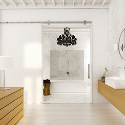 MWE Barn Door Track System - Nano Slyder - Home Improvement