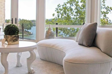 Inspiration for a contemporary bedroom remodel in San Diego