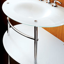 Vitraform 430 Radius Front Single Round Countersink Console Basin - Products